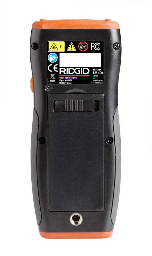 Immagine di Ridgid Distanziometro laser micro LM-400 Advanced con connessione Bluetooth, display retroilluminato ampio a 4 righe, portata 70 m, con regolazione istantanea delle misure, compresa custodia morbida 36813