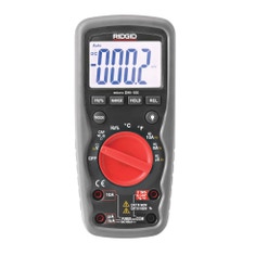 Immagine di Ridgid micro DM-100 Multimetro digitale, con diplay LCD 4000 Count con retroilluminazione e custodia doppio guscio resistente all'acqua 37423