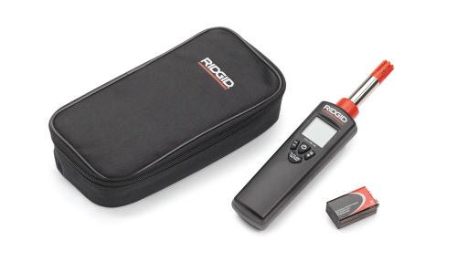 Immagine di Ridgid Kit composto da termometro micro IR-200 a infrarossi senza contatto e micro HM-100 tester per umidità/temperatura 36798+37438