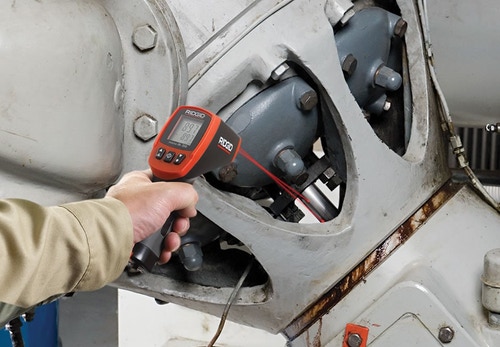 Immagine di Ridgid Kit composto da termometro micro IR-200 a infrarossi senza contatto e micro DM-100 multimetro digitale 37423+36798