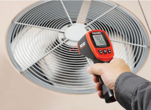 Immagine di Ridgid Kit composto da termometro micro IR-200 a infrarossi senza contatto e micro DM-100 multimetro digitale 37423+36798