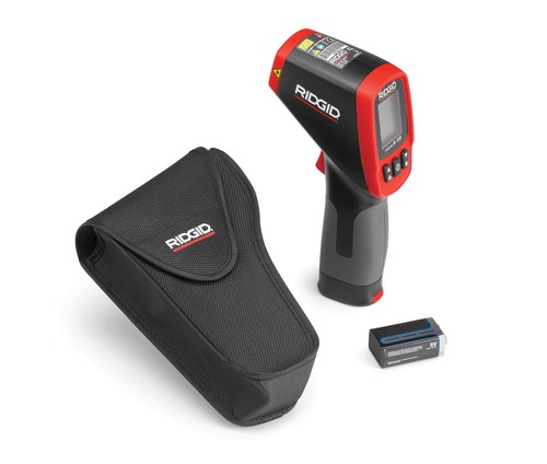 Immagine di Ridgid Kit composto da termometro micro IR-200 a infrarossi senza contatto e micro DM-100 multimetro digitale 37423+36798