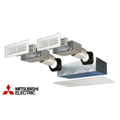 Immagine di Tecnosystemi KIT SVELTO 2 zone per climatizzatore canalizzabile (Mitsubishi sez-kd 35/50 val, sez-m 35/50 dal, pefy-p 40/50 vms1-e) 11166122