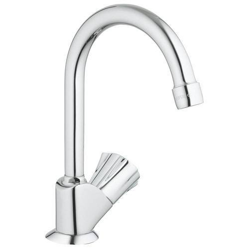 Immagine di Grohe ADRIA rubinetto H.22 cm a colonna, per lavabo, bocca girevole, finitura cromo 20393001