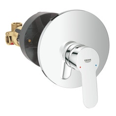 Immagine di Grohe BAUEDGE miscelatore monocomando per doccia, con corpo incasso, finitura cromo 29078000