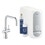 Immagine di Grohe BLUE HOME sistema completo rubinetto bocca a U e refrigeratore con sistema WiFi, finitura cromo 31456001