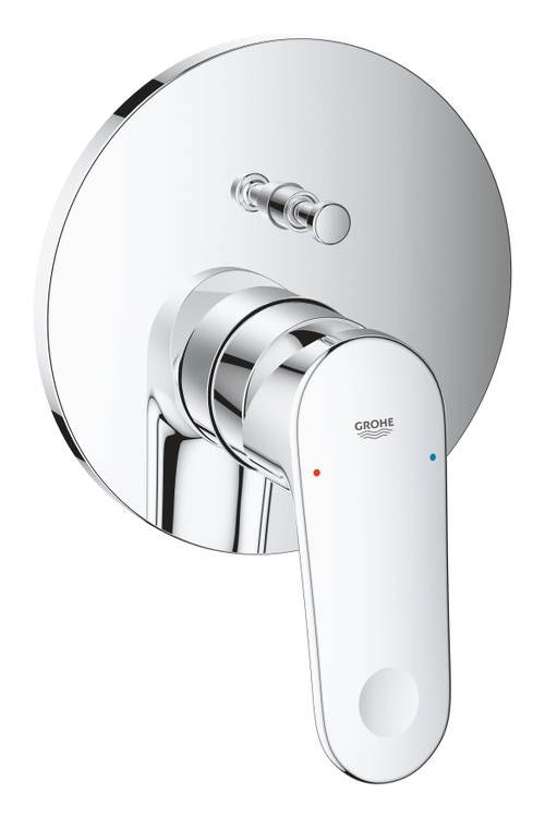 Immagine di Grohe EUROPLUS C miscelatore monocomando doccia a due vie con deviatore finitura cromo 24060002