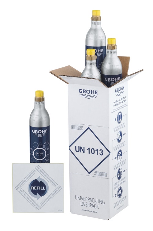 Immagine di Grohe BLUE bombola CO2 da 425 g (4 pezzi) 40422000