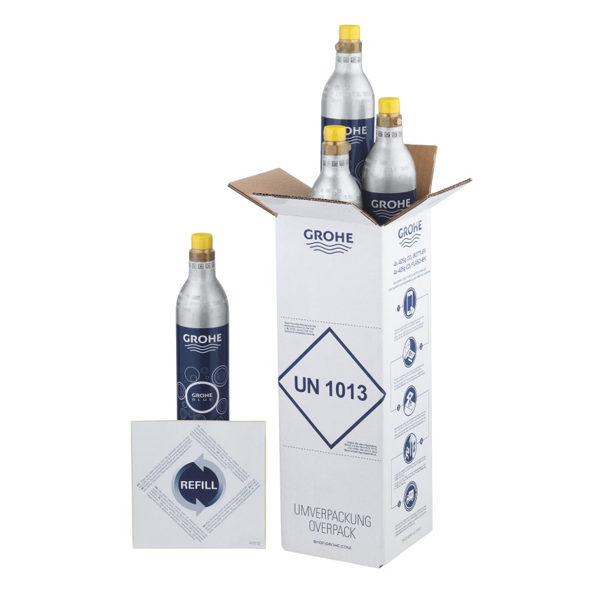 Immagine di Grohe BLUE bombola CO2 da 425 g (4 pezzi) 40422000