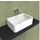 Flaminia NILE 62 lavabo L.62 H.20 cm da appoggio, con troppopieno, colore bianco finitura lucido NL62H20