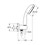 Immagine di Grohe TEMPESTA 100 set doccia completo a 2 getti, finitura cromo 26406001