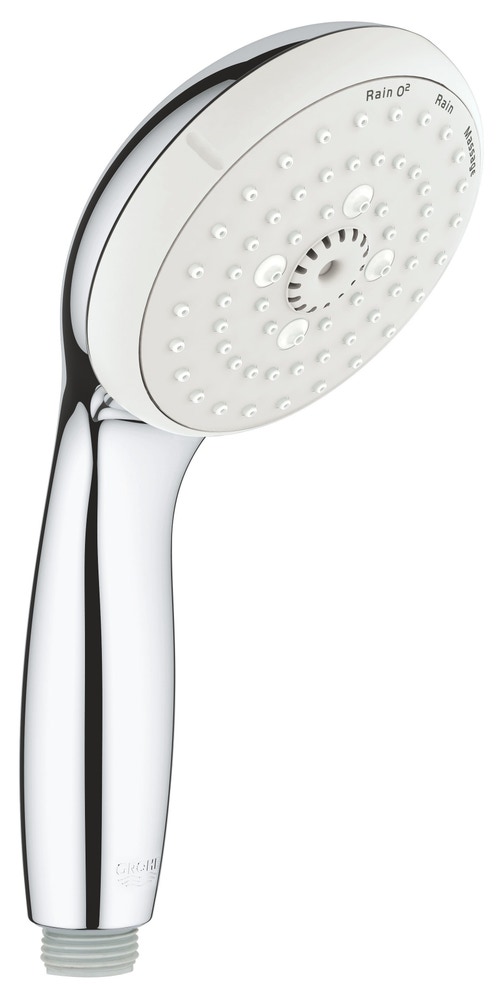Immagine di Grohe TEMPESTA 100 manopola doccia a 3 getti, finitura cromo 28261002