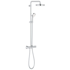 Immagine di Grohe TEMPESTA COSMOPOLITAN SYSTEM 210 sistema doccia con miscelatoe termostatico, finitura cromo 27922001