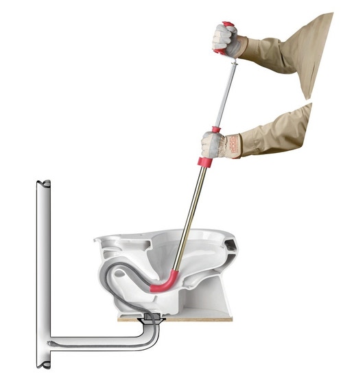 Immagine di Ridgid Stasatore per WC da 1 m con testa a bulbo 59787