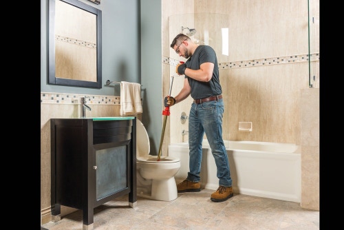 Immagine di Ridgid Stasatore per WC K-6P da 2 m  con testa a bulbo  56658