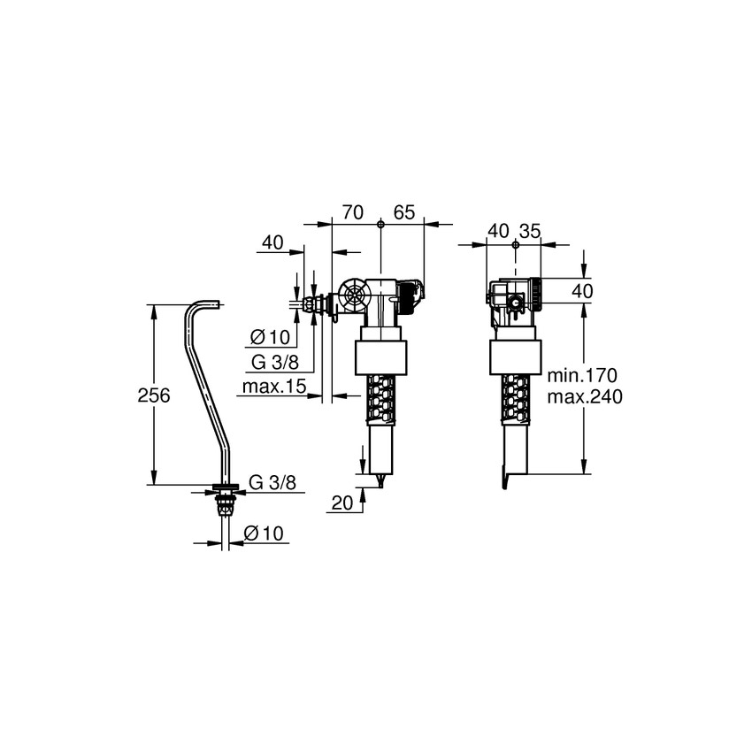 Immagine di Grohe valvola di carico 37093000