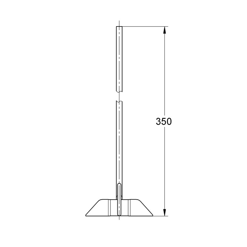 Immagine di Grohe asta alettata 350 mm 43535000
