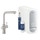 Grohe BLUE HOME sistema completo con rubinetto per lavello bocca a L con refrigeratore, WiFi e docetta estraibile finitura cromo satinato 31539DC0