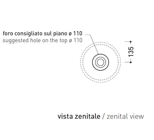 Immagine di Flaminia MINI TWIN 30 lavabo Ø 27 cm da appoggio, senza troppopieno, colore bianco finitura lucido 5059222