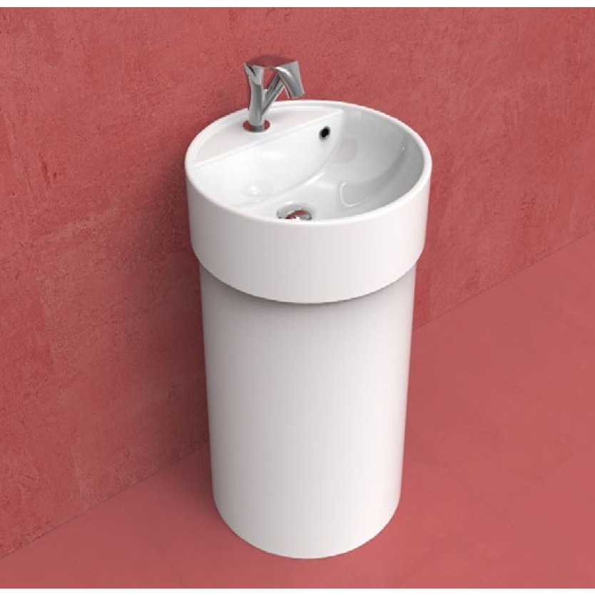 Immagine di Flaminia TWIN COLUMN colonna in ceramica a parete per Twin Set 42, bianco 5050/COLP
