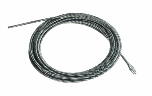 Immagine di Ridgid Cavo con ingrossamento finale che ne evita la fuoriuscita ad anima interna 5/16" x 35' (8 mm x 10,7 m) anima interna con trivella a bulbo , per Stasatrice per lavandini K-40 95847