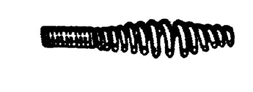 Immagine di Ridgid Cavo con ingrossamento finale che ne evita la fuoriuscita ad anima interna 5/16" x 35' (8 mm x 10,7 m) anima interna con trivella a bulbo , per Stasatrice per lavandini K-40 95847