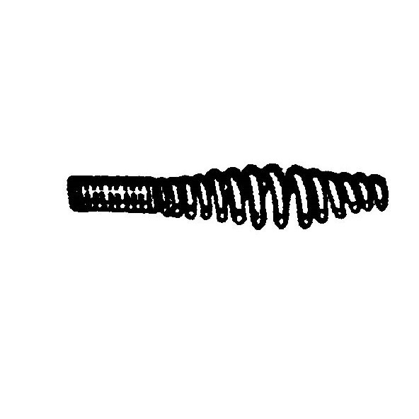 Immagine di Ridgid Cavo con ingrossamento finale che ne evita la fuoriuscita ad anima interna 5/16" x 35' (8 mm x 10,7 m) anima interna con trivella a bulbo , per Stasatrice per lavandini K-40 95847