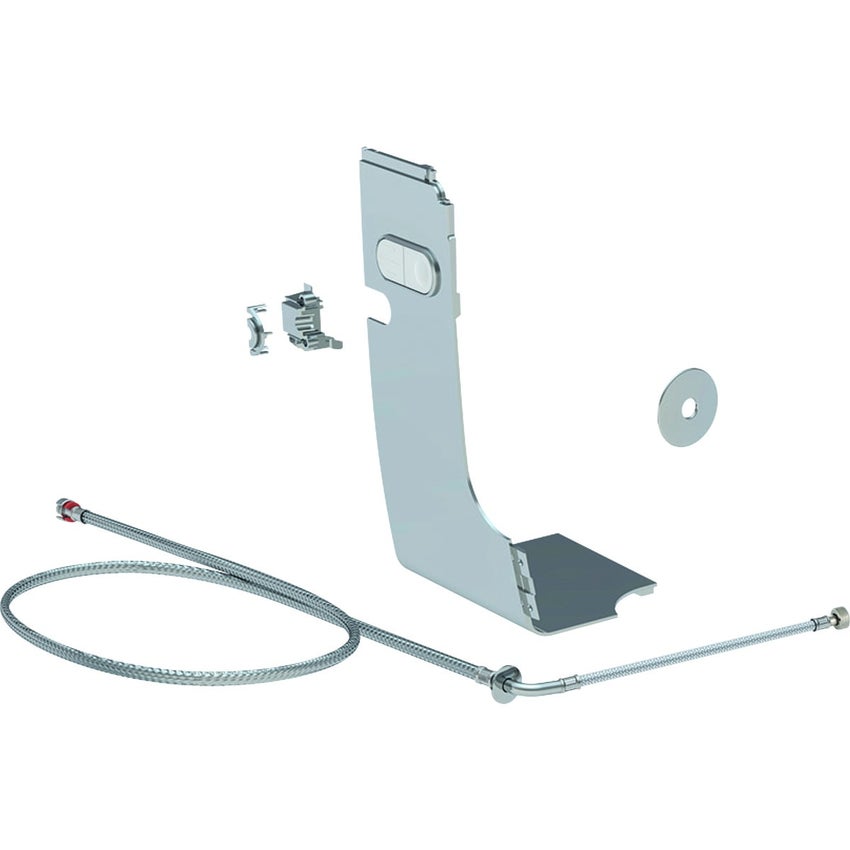 Immagine di Geberit ACQUACLEAN MERA set per allacciamento idrico per cassette di risciacquo da incasso 8/12 cm per elementi completi finitura cromo 147.030.21.1