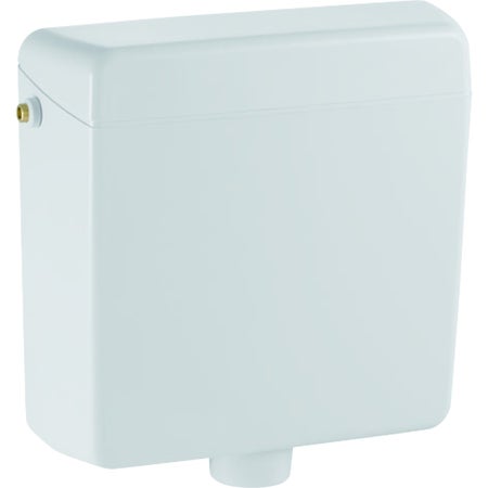 Immagine di Geberit AP123 cassetta di risciacquo esterna risciacquo con possibilità d'interruzione, per comando a distanza da posizionare a bassa posizione colore bianco 123.135.11.1