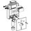 Immagine di Geberit COMBIFIX modulo per WC sospeso, 82 cm con cassetta di risciacquo da incasso Omega 12 cm 110.000.00.1