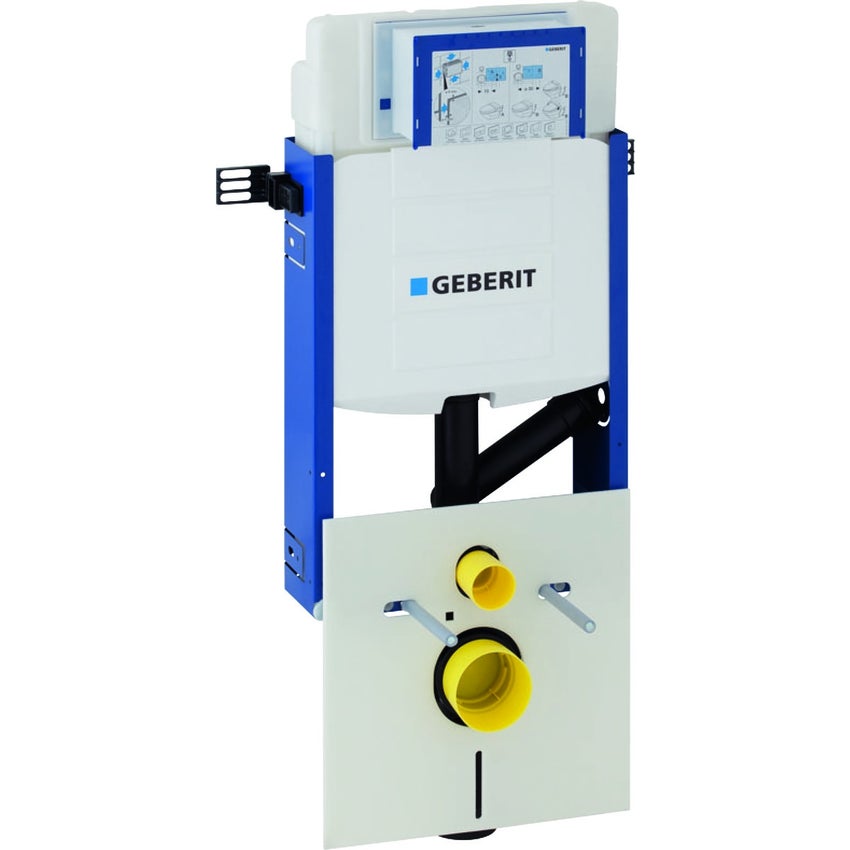 Immagine di Geberit COMBIFIX modulo per WC sospeso 108 cm con cassetta di risciacquo da incasso Sigma 12 cm per aspiratore dei cattivi odori collegato a ventilazione esterna 110.308.00.5