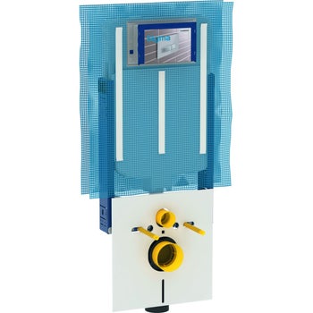 Immagine di Geberit COMBIFIX modulo per WC sospeso 109 cm con cassetta di risciacquo da incasso Sigma 8 cm 110.790.00.1