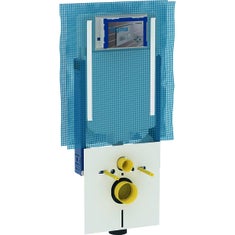 Immagine di Geberit COMBIFIX modulo per WC sospeso 109 cm con cassetta di risciacquo da incasso Sigma 8 cm per aspiratore dei cattivi odori collegato a ventilazione esterna 110.791.00.1