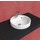 Flaminia TWIN SET 42 lavabo monoforo 42 cm da incasso, con piano rubinetteria, colore bianco finitura lucido 5055/42