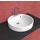 Flaminia TWIN SET 52 lavabo 52 cm da incasso, monoforo, con troppopieno, colore bianco finitura lucido 5055