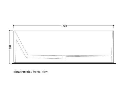 Immagine di Flaminia OVAL vasca 170 cm in pietraluce, colore bianco finitura lucido OV170B
