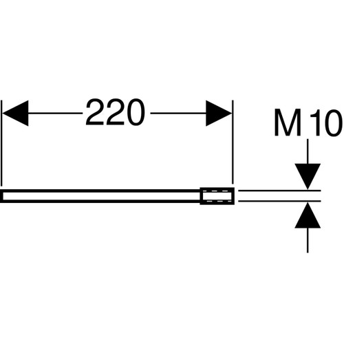 Immagine di Geberit DUOFIX set prolunghe per ancoraggi  111.887.00.1
