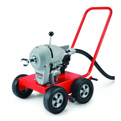 Immagine di Ridgid Stasatrice a cavi frazionabili, con guanto per stasatrici RIDGID A-1, chiave a piolo per accoppiatore A-12 e tubo guida posteriore A-34-10, Set di ganasce A-369-X 1 1/4" (32 mm) 44587