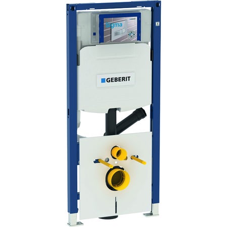 Immagine di Geberit DUOFIX modulo per WC sospeso 112 cm con cassetta di risciacquo da incasso Sigma 12 cm per aspiratore dei cattivi odori collegato a ventilazione esterna 111.908.00.5