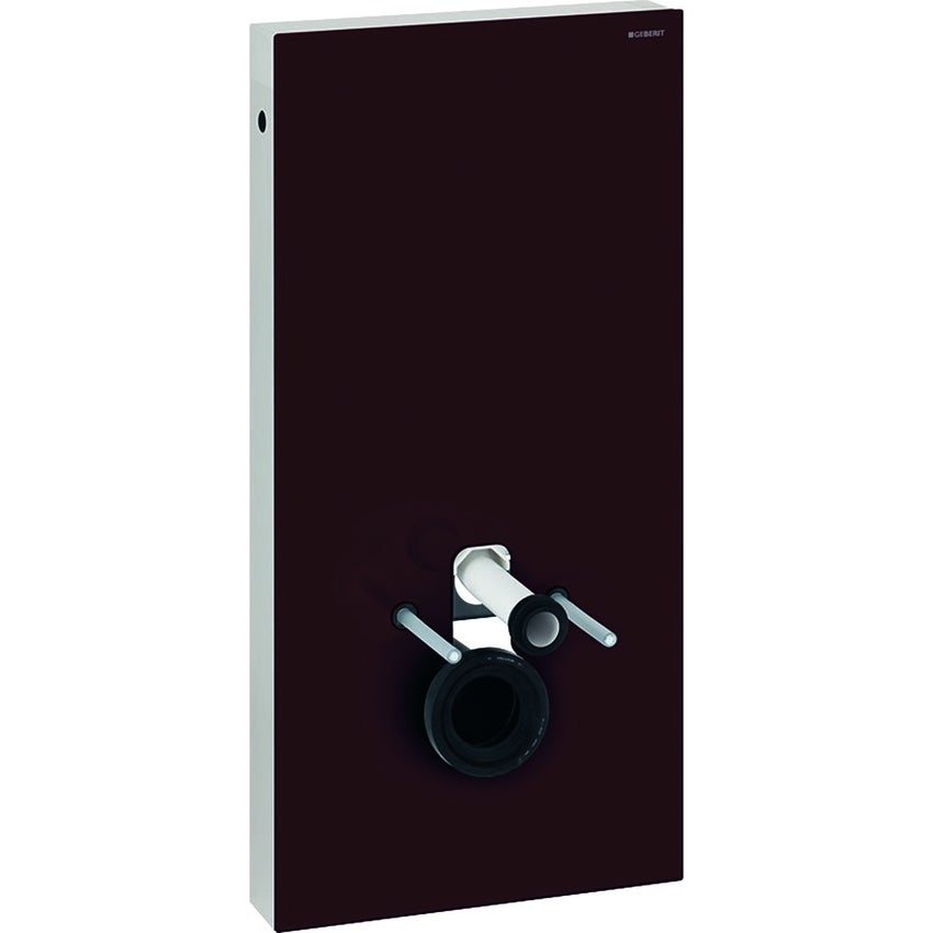 Immagine di Geberit MONOLITH modulo sanitario per WC sospeso H.101 cm, colore terra d'ombra finitura vetro lucido 131.027.SQ.5