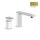 Gessi Eleganza Gruppo bordo vasca due fori Gold con bocca di erogazione SENZA scarico 46047#087