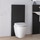 Geberit MONOLITH modulo sanitario per WC a pavimento H.114 cm, colore nero finitura vetro lucido 131.033.SJ.5