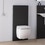 Immagine di Geberit MONOLITH modulo sanitario per WC sospeso H.114 cm, colore nero finitura vetro lucido 131.031.SJ.5