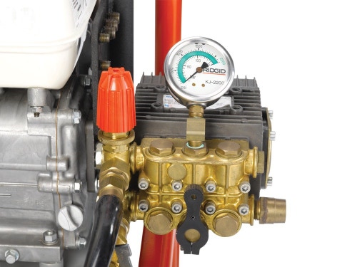 Immagine di Ridgid Stasatrice idropneumatica KJ-2200 ad azione pulsante, pressione effettiva 150 bar, completa di utensili e accessori,  63877