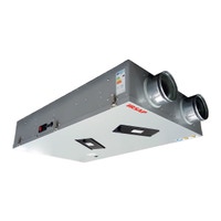 Immagine di Irsap IRSAIR 150 HOR EL BP centrale di ventilazione e recupero calore, a doppio flusso, controllo remoto con pulsanti a membrana, posizionamento orizzontale VMIREH0150B0007