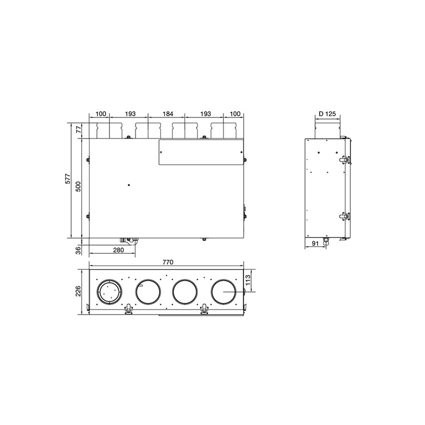 Immagine di Irsap IRSAIR 150 VER LCD BP centrale di ventilazione e recupero calore, a doppio flusso, controllo remoto LCD, posizionamento verticale VMIREV0150B0006