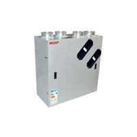 Immagine di Irsap IRSAIR 500 VER EL BP centrale di ventilazione e recupero calore, a doppio flusso, controllo remoto con pulsanti a membrana, posizionamento verticale VMIREV0500B0005