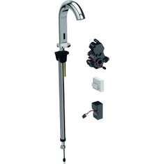 Immagine di Geberit PIAVE rubinetteria per lavabo montaggio a pianale con funzionamento a rete per scatola funzionale da incasso, senza miscelatore, finitura cromo 116.181.21.1