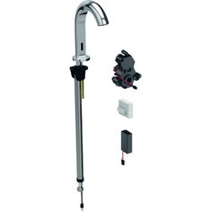 Immagine di Geberit PIAVE rubinetteria per lavabo montaggio a pianale e funzionamento a batteria, per scatola funzionale da incasso, senza miscelatore, finitura cromo 116.183.21.1