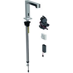 Immagine di Geberit BRENTA rubinetteria per lavabo montaggio a pianale, funzionamento a batteria, per scatola funzionale da incasso senza miscelatore, finitura cromo 116.193.21.1